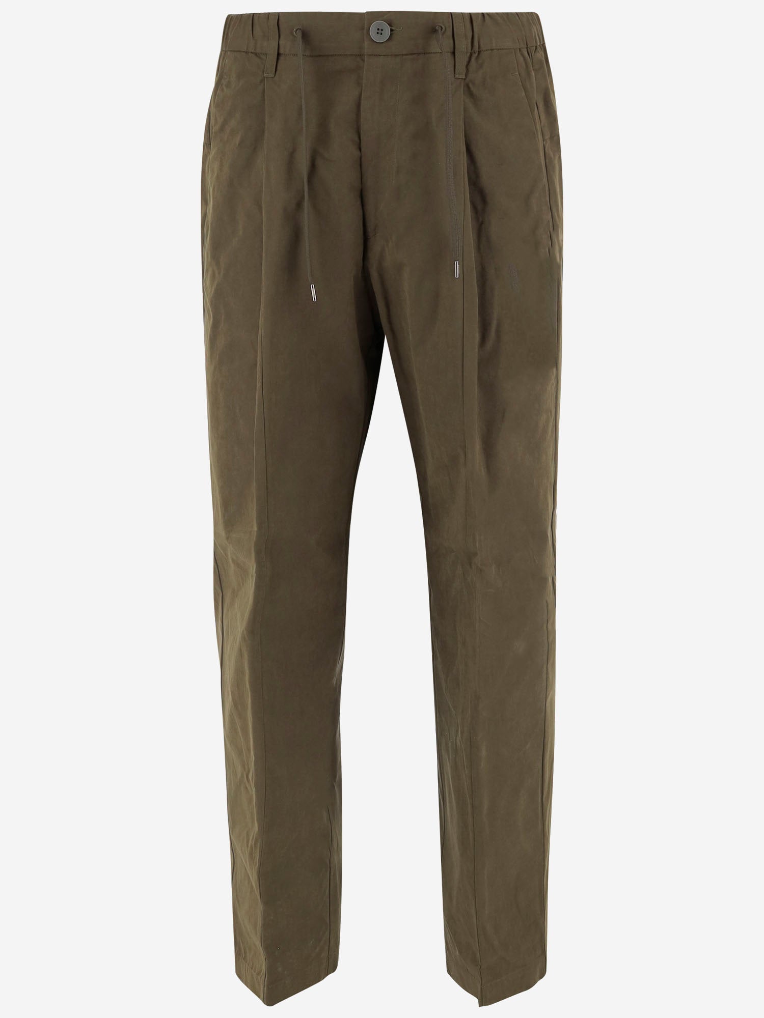 PANTALONI IN MISTO COTONE PT000131U 13800Z7740 HERNO 