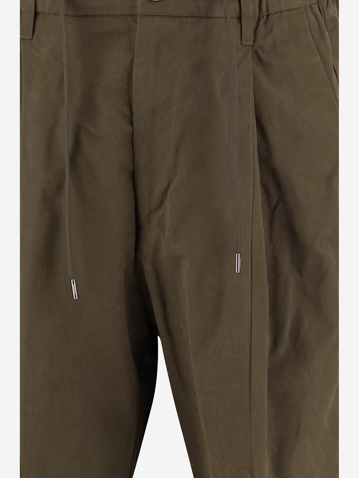 PANTALONI IN MISTO COTONE PT000131U 13800Z7740 HERNO 