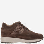 SNEAKERS INTERACTIVE IN PELLE SCAMOSCIATA HXW00N02011UH6 0UU0 HOGAN 
