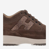 SNEAKERS INTERACTIVE IN PELLE SCAMOSCIATA HXW00N02011UH6 0UU0 HOGAN 