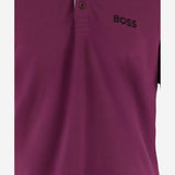 POLO IN MISTO COTONE STRETCH CON LOGO 50469102 674 HUGO BOSS 