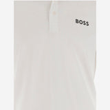 POLO IN NYLON STRETCH CON LOGO 50506203 104 HUGO BOSS 