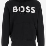 FELPA IN COTONE CON LOGO 50523074 001 HUGO BOSS 