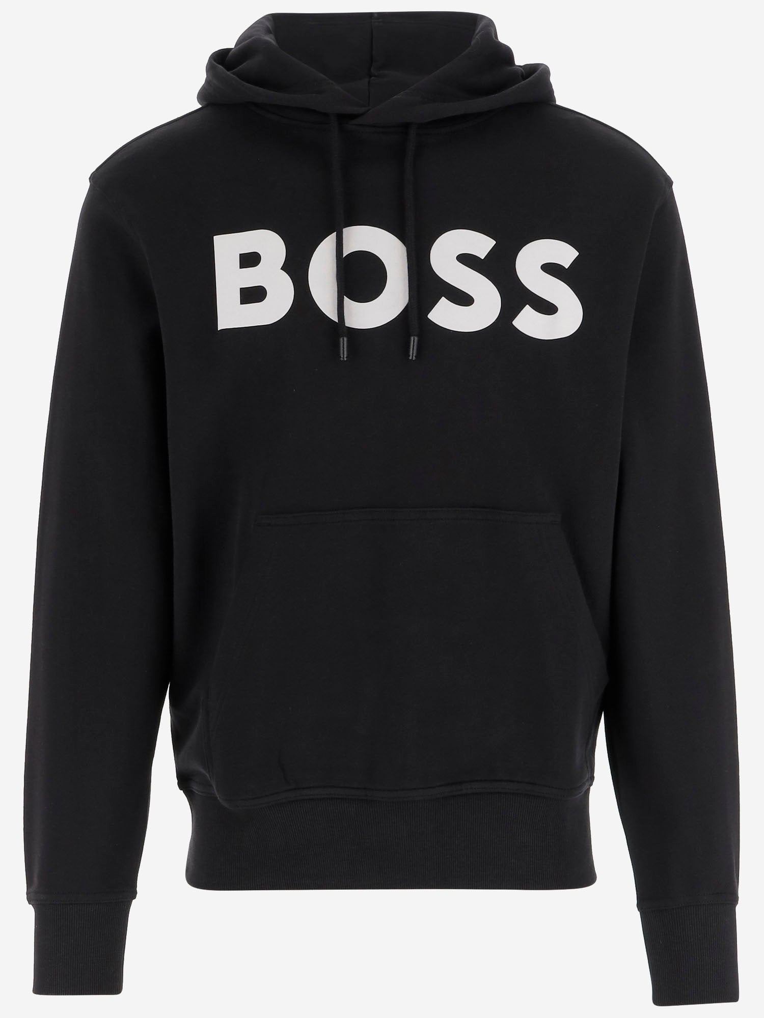 FELPA IN COTONE CON LOGO 50523074 001 HUGO BOSS 