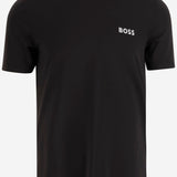 T-SHIRT IN NYLON STRETCH CON LOGO 50543328 001 HUGO BOSS 