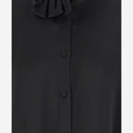 CAMICIA IN VISCOSA CON VOLANT J01DL0163 J65022001 JIL SANDER 