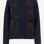 MAGLIONE IN LANA CON MOTIVO FLOREALE J02GP0220 J14802401 JIL SANDER 