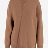 MAGLIONE ASIMMETRICO IN MISTO LANA J02GP0235 J14798226 JIL SANDER 