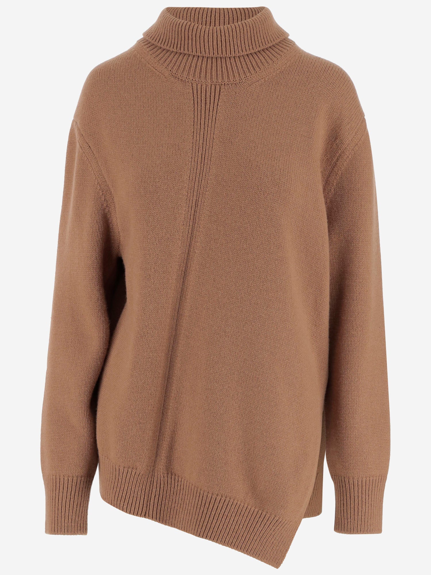 MAGLIONE ASIMMETRICO IN MISTO LANA J02GP0235 J14798226 JIL SANDER 