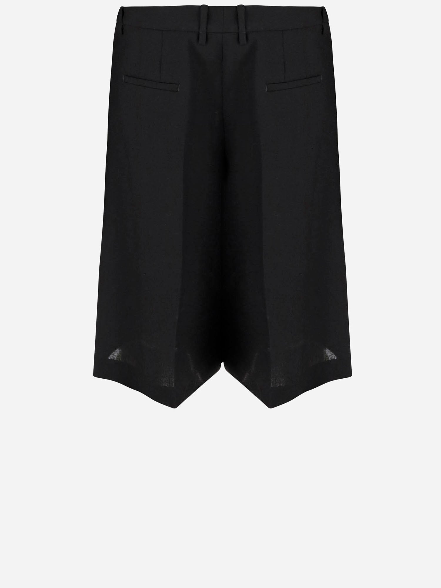 PANTALONI CORTI IN LANA J02KA0353 J41557001 JIL SANDER 