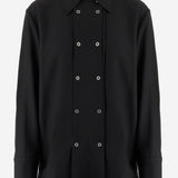 CAMICIA DOPPIOPETTO IN LANA J03DL0211 J40291001 JIL SANDER 