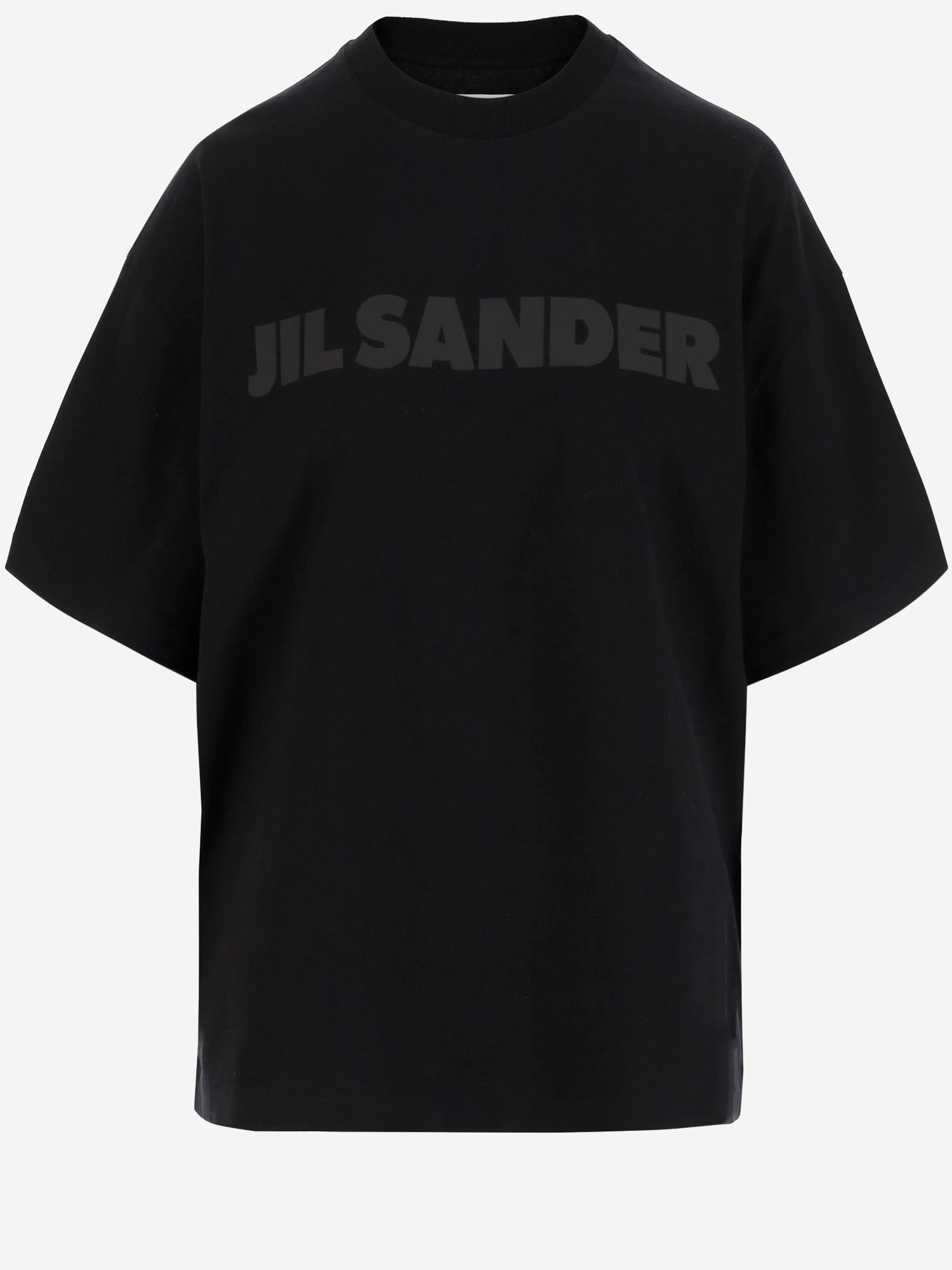 T-SHIRT IN JERSEY DI  COTONE CON LOGO J03GC0137 J20243001 JIL SANDER 