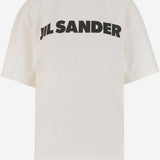 T-SHIRT IN JERSEY DI  COTONE CON LOGO J03GC0137 J45148102 JIL SANDER 