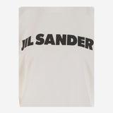 T-SHIRT IN JERSEY DI  COTONE CON LOGO J03GC0137 J45148102 JIL SANDER 