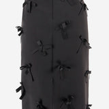 Gonna in satin con fiocchi ricamati J03MA0270 J75001001 JIL SANDER 