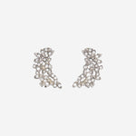 ORECCHINI IN OTTONE CON ZIRCONI J12VG0328 P5092043 JIL SANDER 
