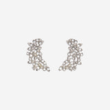 ORECCHINI IN OTTONE CON ZIRCONI J12VG0328 P5092043 JIL SANDER 