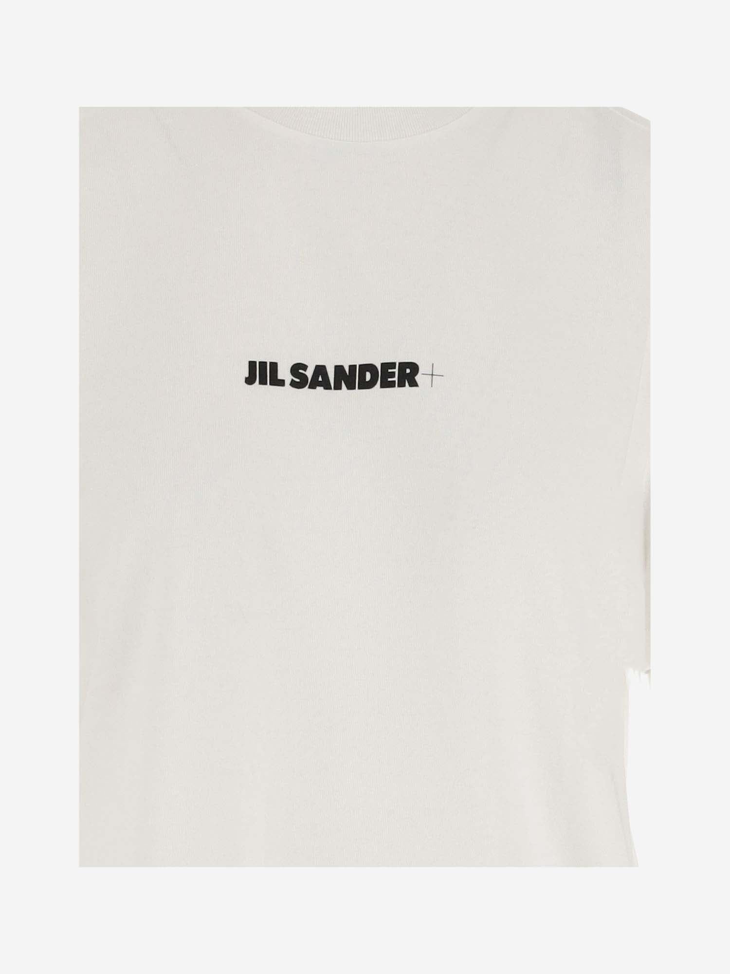 T-SHIRT IN COTONE CON LOGO J40GC0118 J20103102 JIL SANDER 