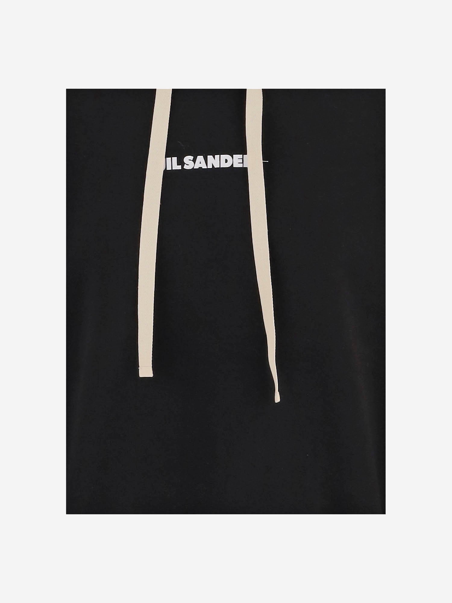 FELPA IN COTONE CON LOGO J40GU0123 J20039001 JIL SANDER 