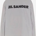 GIACCA IN COTONE CON LOGO J54BN0002 J45306058 JIL SANDER 