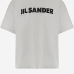T-SHIRT IN JERSEY DI COTONE CON LOGO J54GC0011 J45148058 JIL SANDER 