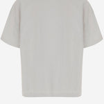 T-SHIRT IN JERSEY DI COTONE CON LOGO J54GC0011 J45148058 JIL SANDER 