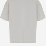 T-SHIRT IN JERSEY DI COTONE CON LOGO J54GC0011 J45148058 JIL SANDER 