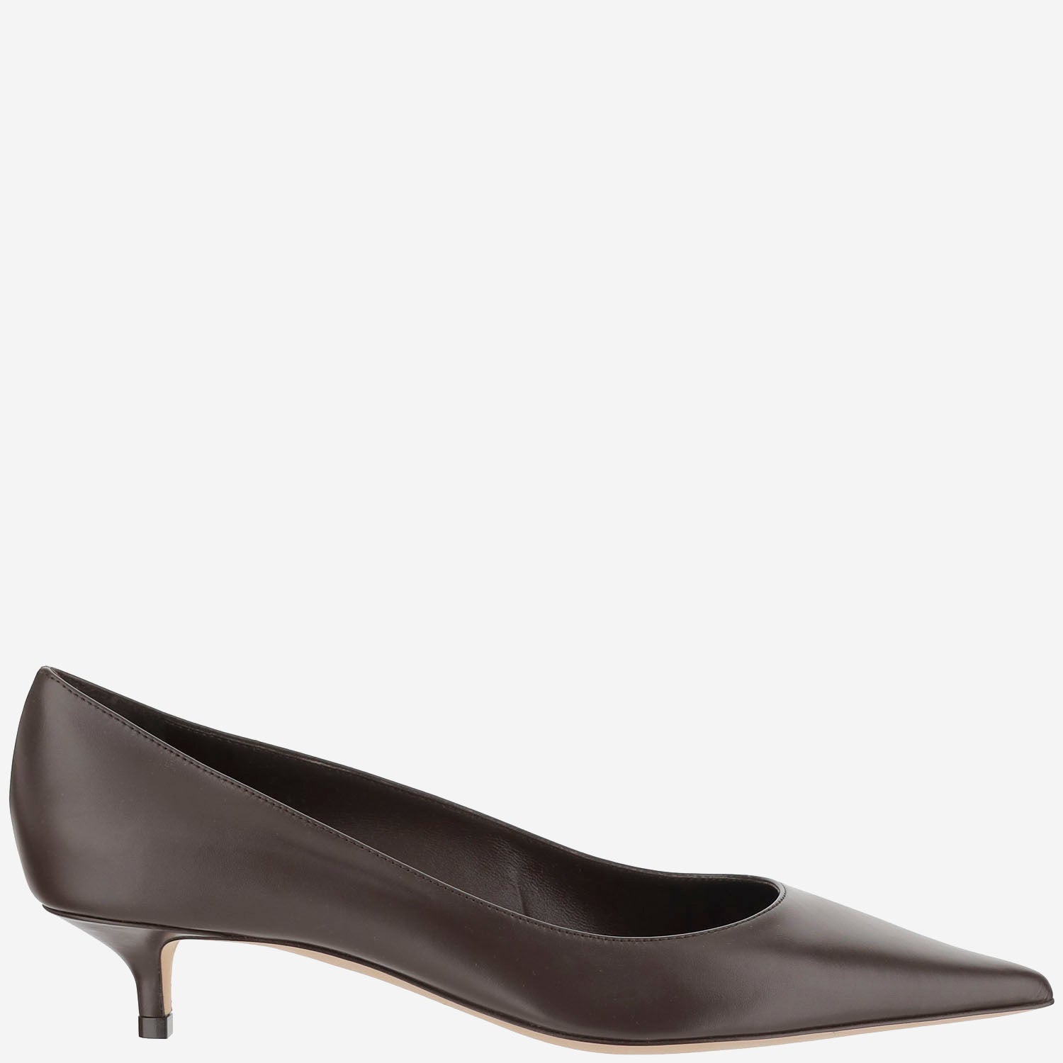 DÉCOLLETÉ AMELIA IN PELLE AMELIA CLFCHOCOLATE JIMMY CHOO 