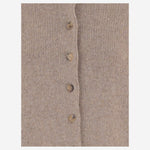 CARDIGAN IN CASHMERE CON COLLO ALTO 18046645 992 KHAITE 