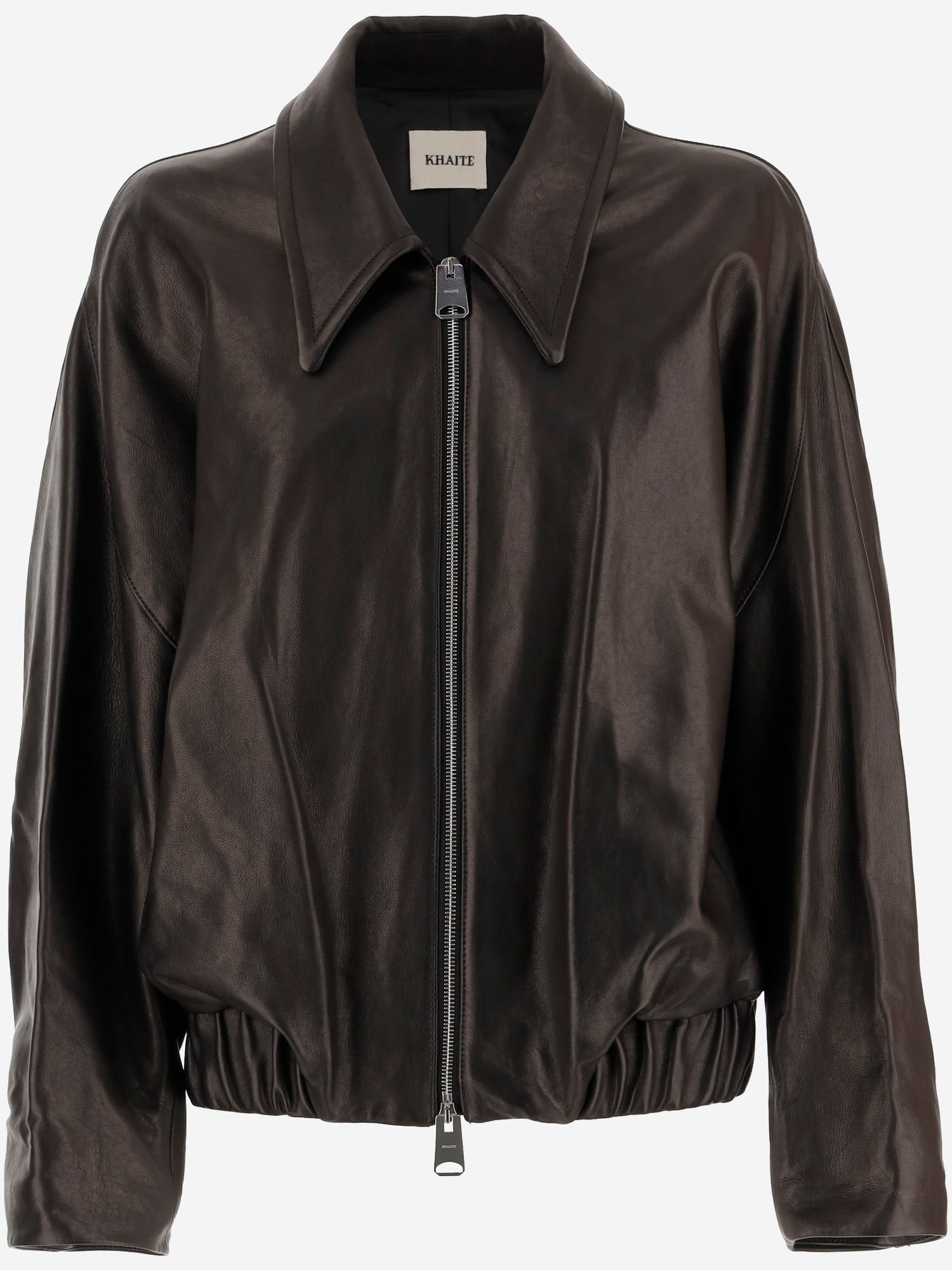 GIACCA ODINO IN PELLE 6188729 200 KHAITE 