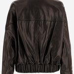 GIACCA ODINO IN PELLE 6188729 200 KHAITE 