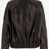 GIACCA ODINO IN PELLE 6188729 200 KHAITE 