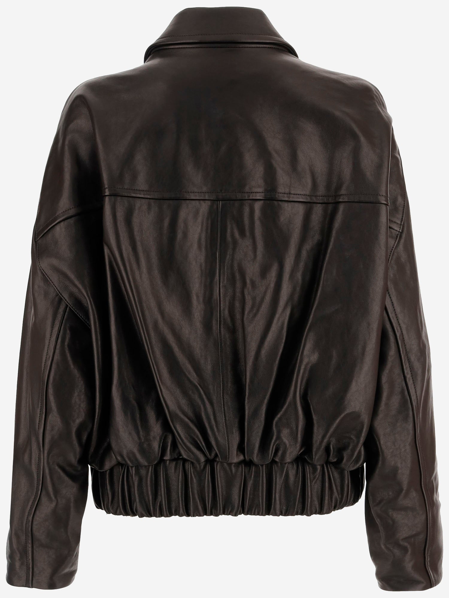 GIACCA ODINO IN PELLE 6188729 200 KHAITE 