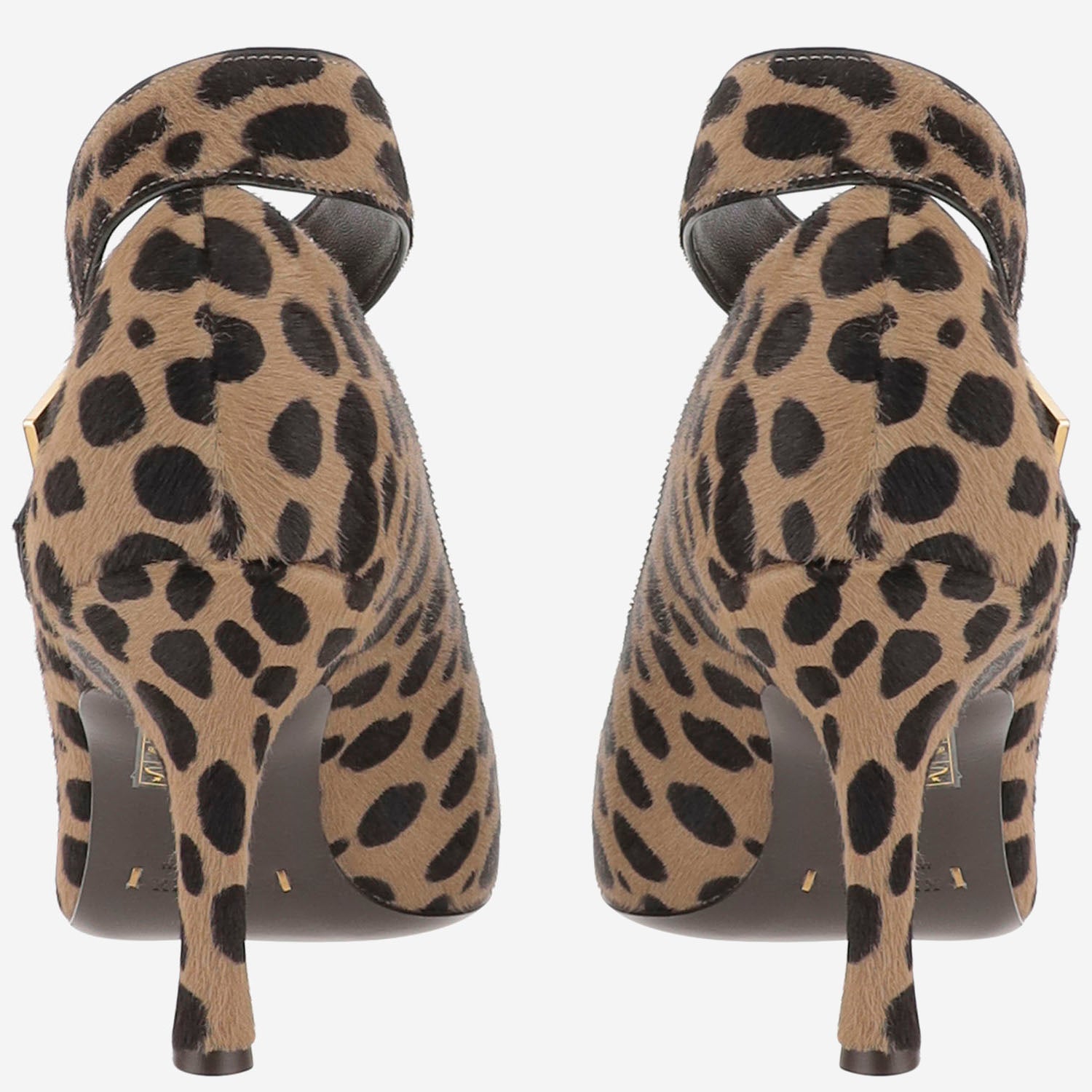 Sloan Pump in cavallino con motivo animalier F2042969 836 KHAITE 