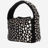BORSA ELENA IN PELLE CON BORCHIE H2027849 200 KHAITE 