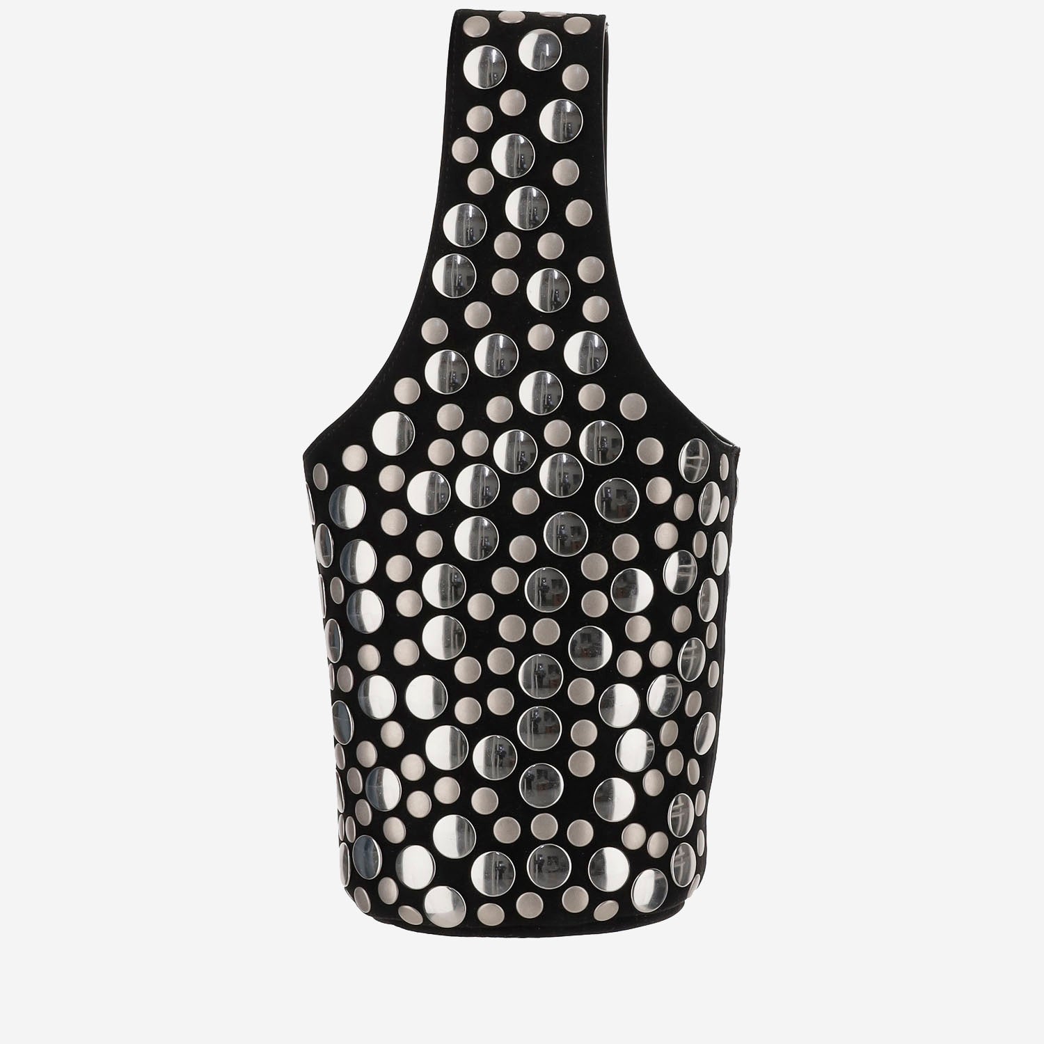 BORSA LIVIA IN PELLE SCAMOSCIATA CON BORCHIE H2031849 200 KHAITE 