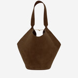 BORSA LOTUS PICCOLA IN PELLE SCAMOSCIATA H2043726 950 KHAITE 