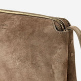BORSA A TRACOLLA LINA IN PELLE SCAMOSCIATA H4010849 732 KHAITE 