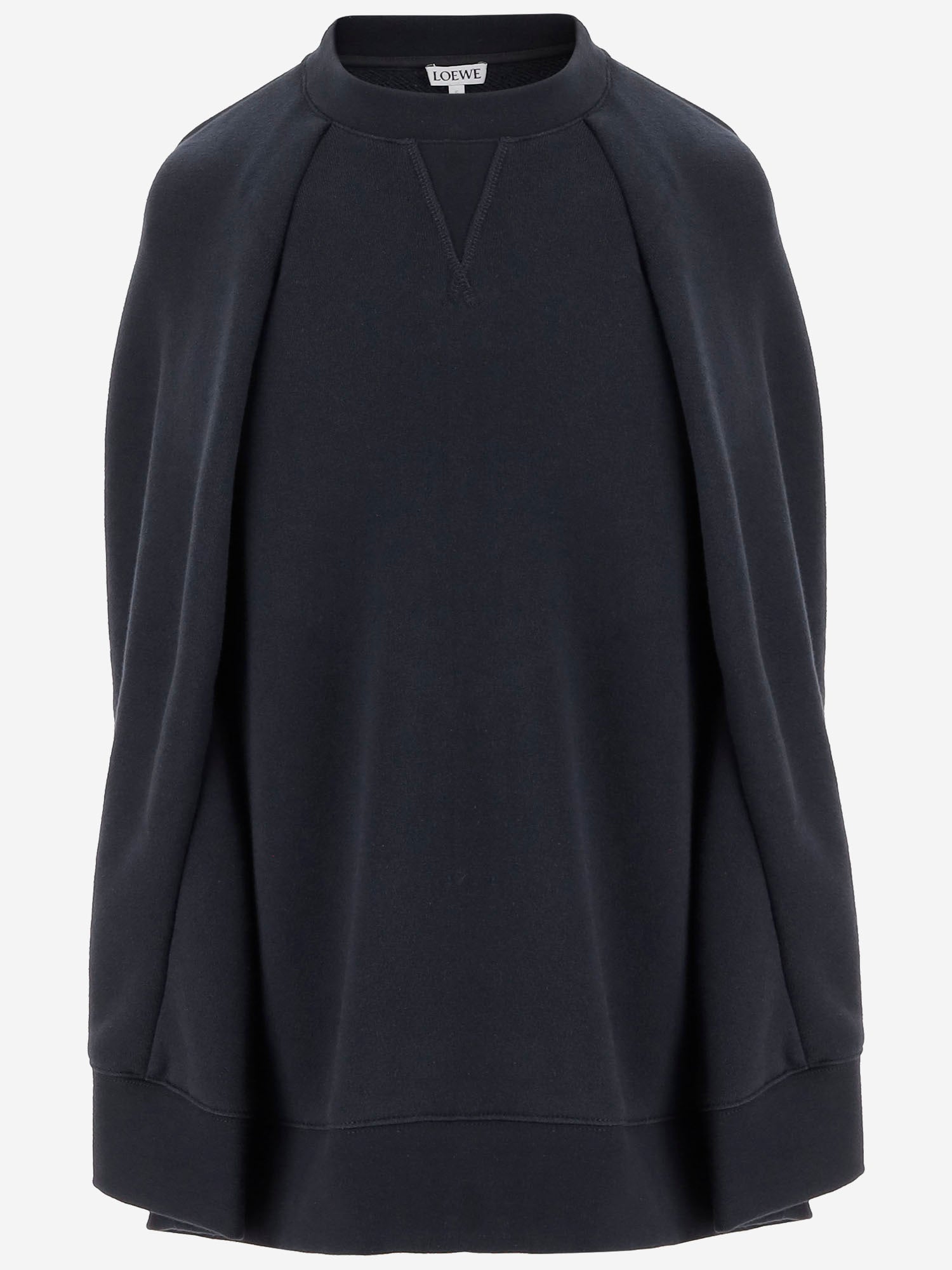 FELPA A MANTELLA IN COTONE E CASHMERE S359Y27X66 5440 LOEWE 