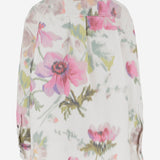 CAMICIA IN DENIM DI COTONE CON MOTIVO FLOREALE S359Y50XA0 2102 LOEWE 