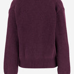 CARDIGAN IN CASHMERE 310925 BORDEAUX MAGDA BUTRYM 