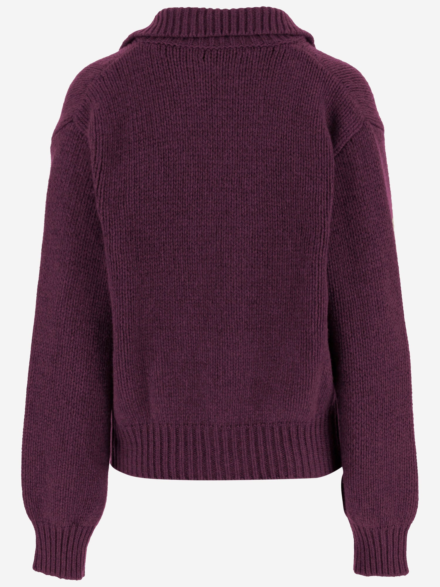 CARDIGAN IN CASHMERE 310925 BORDEAUX MAGDA BUTRYM 