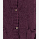 CARDIGAN IN CASHMERE 310925 BORDEAUX MAGDA BUTRYM 