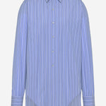 CAMICIA IN COTONE CON MOTIVO A RGHIE S29DT0006 M35625002F MAISON MARGIELA 