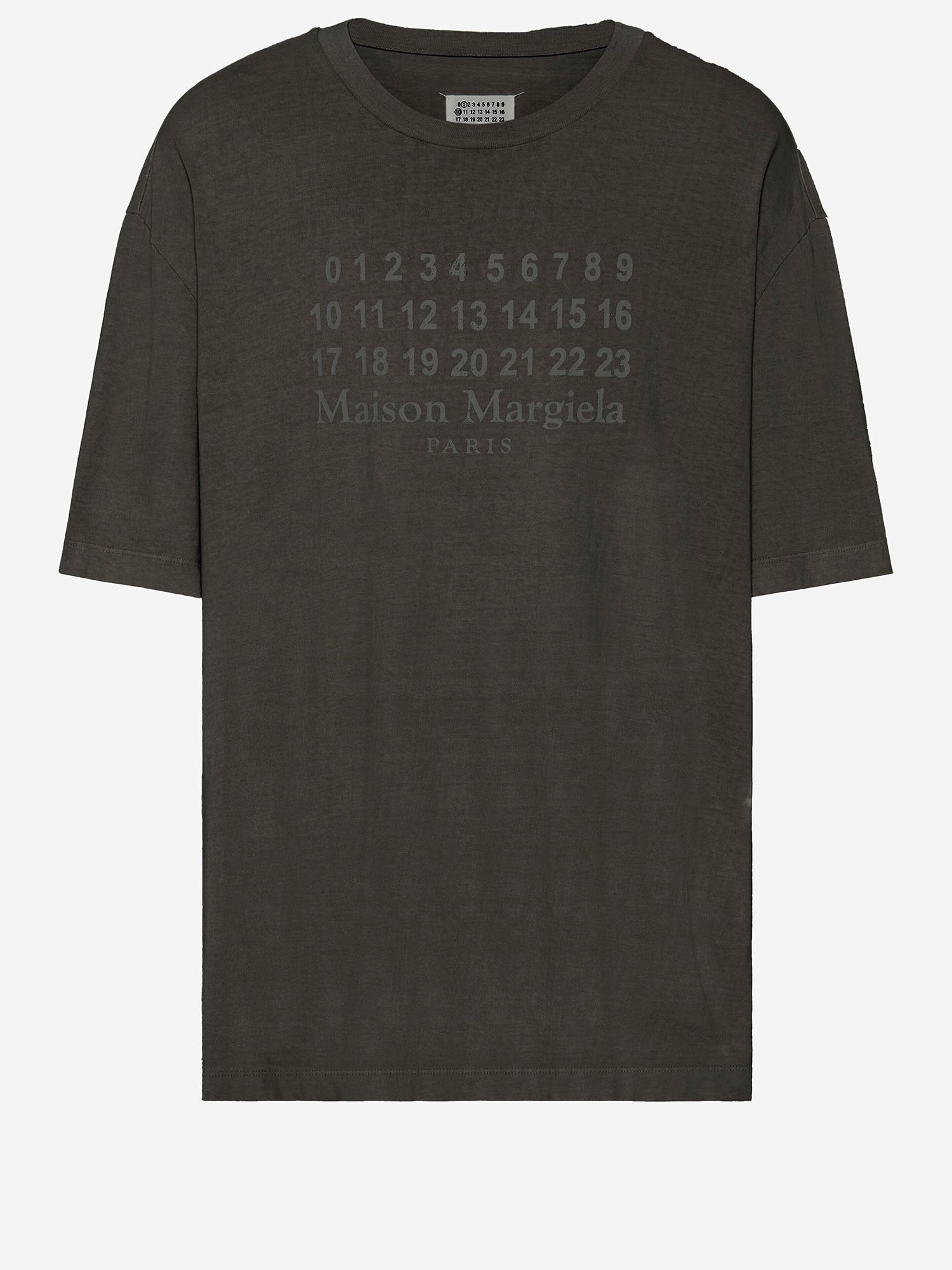 T-SHIRT IN COTONE CON STAMPA S29GC0307 S24575810 MAISON MARGIELA 