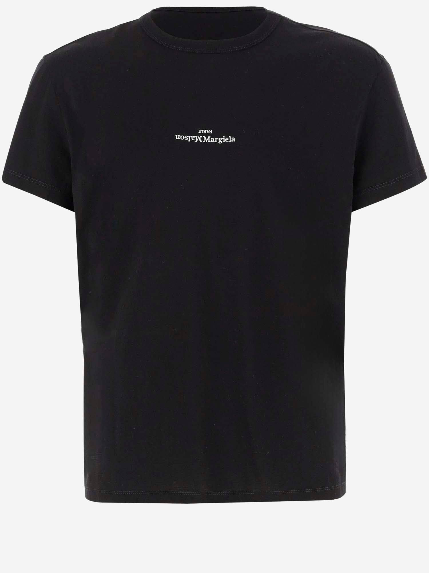 T-SHIRT IN COTONE CON LOGO S30GC0701 S22816900 MAISON MARGIELA 