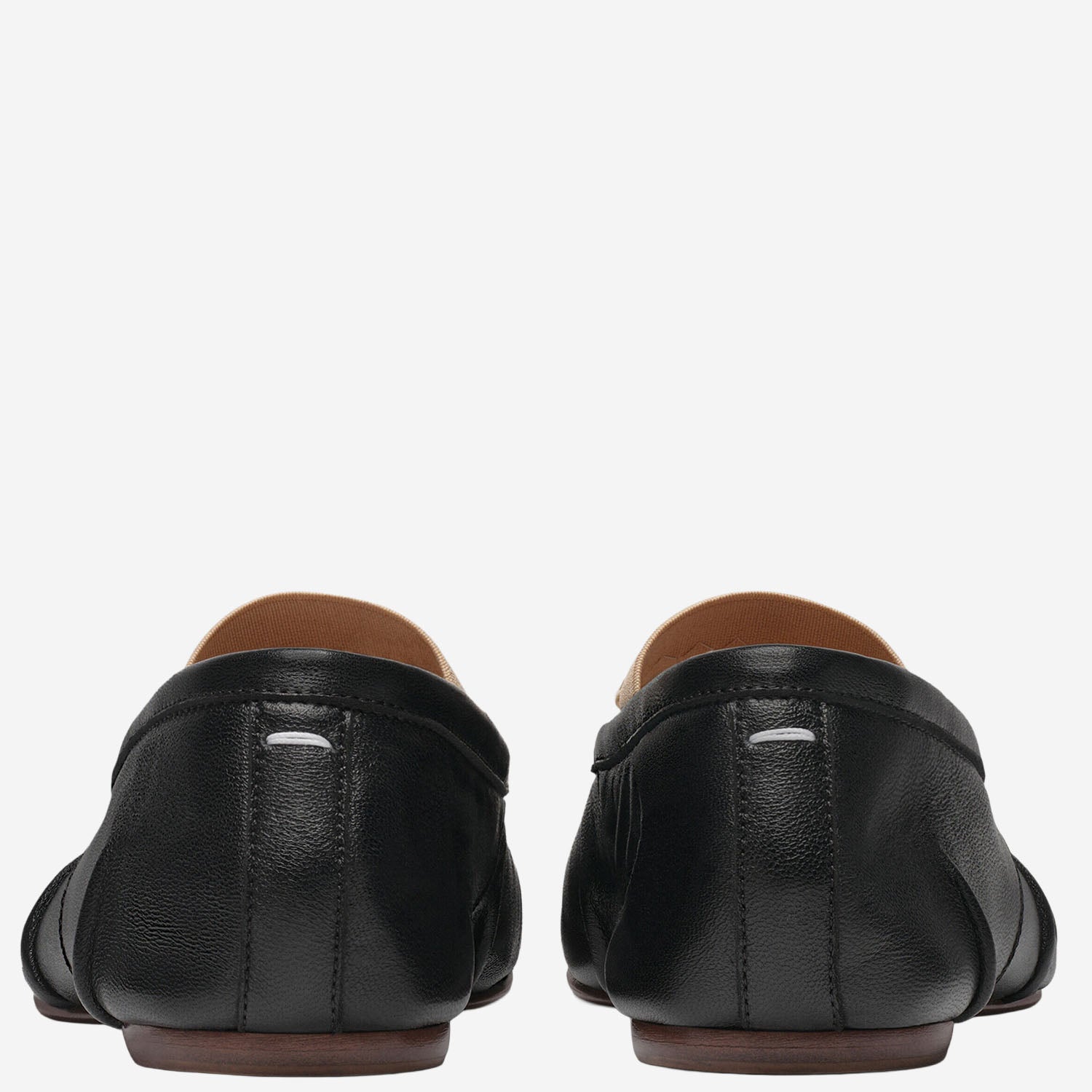 BALLERINE IN PELLE CON PUNTA TABI S39WZ0104 P6853HA334 MAISON MARGIELA 