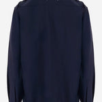 CAMICIA IN LANA CON TASCHINI E SPALLINE S50DT0059 M35524470 MAISON MARGIELA 