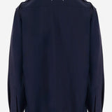 CAMICIA IN LANA CON TASCHINI E SPALLINE S50DT0059 M35524470 MAISON MARGIELA 