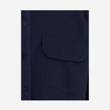 CAMICIA IN LANA CON TASCHINI E SPALLINE S50DT0059 M35524470 MAISON MARGIELA 